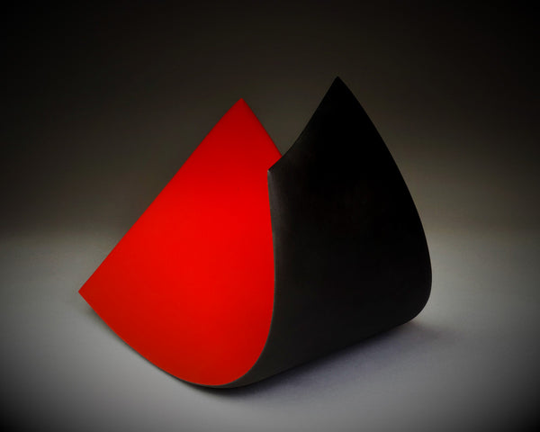 Red Curved Plane